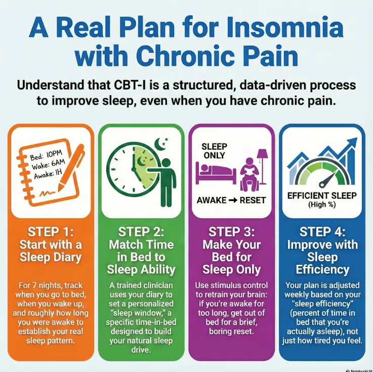 CBT-I for insomnia with chronic pain