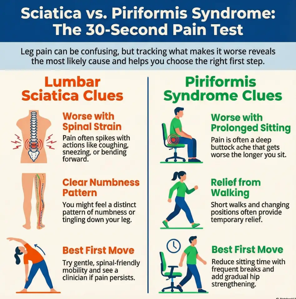 Sciatica vs Piriformis Syndrome