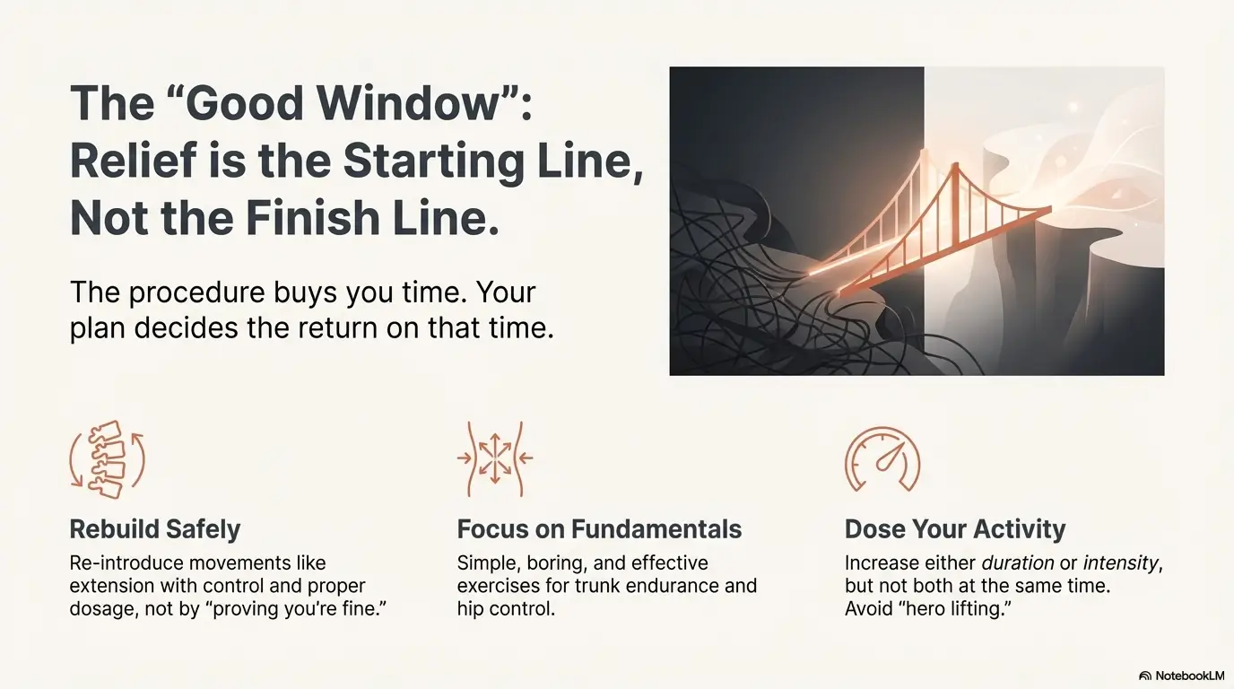 lumbar medial branch RFA duration