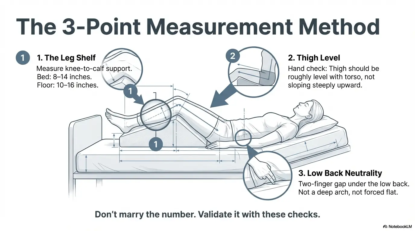 90/90 position for sciatica