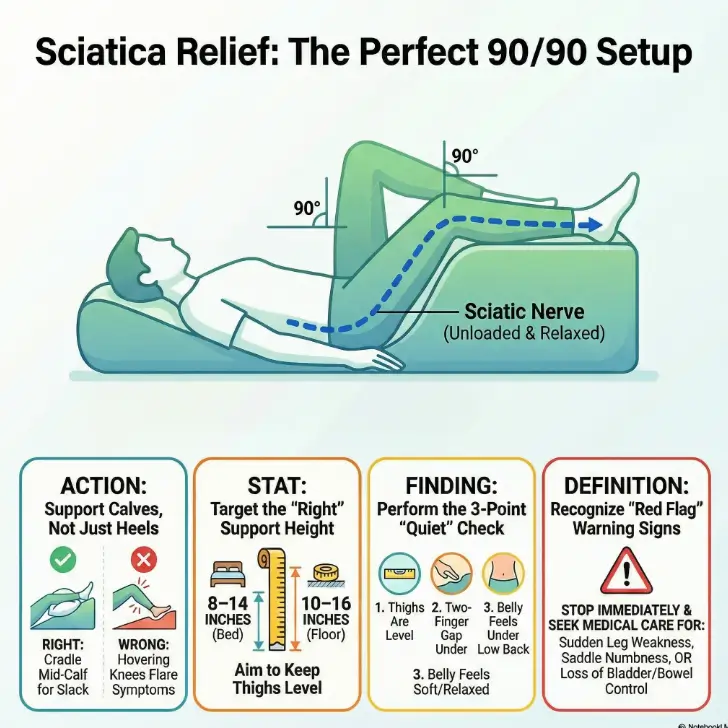 90/90 position for sciatica