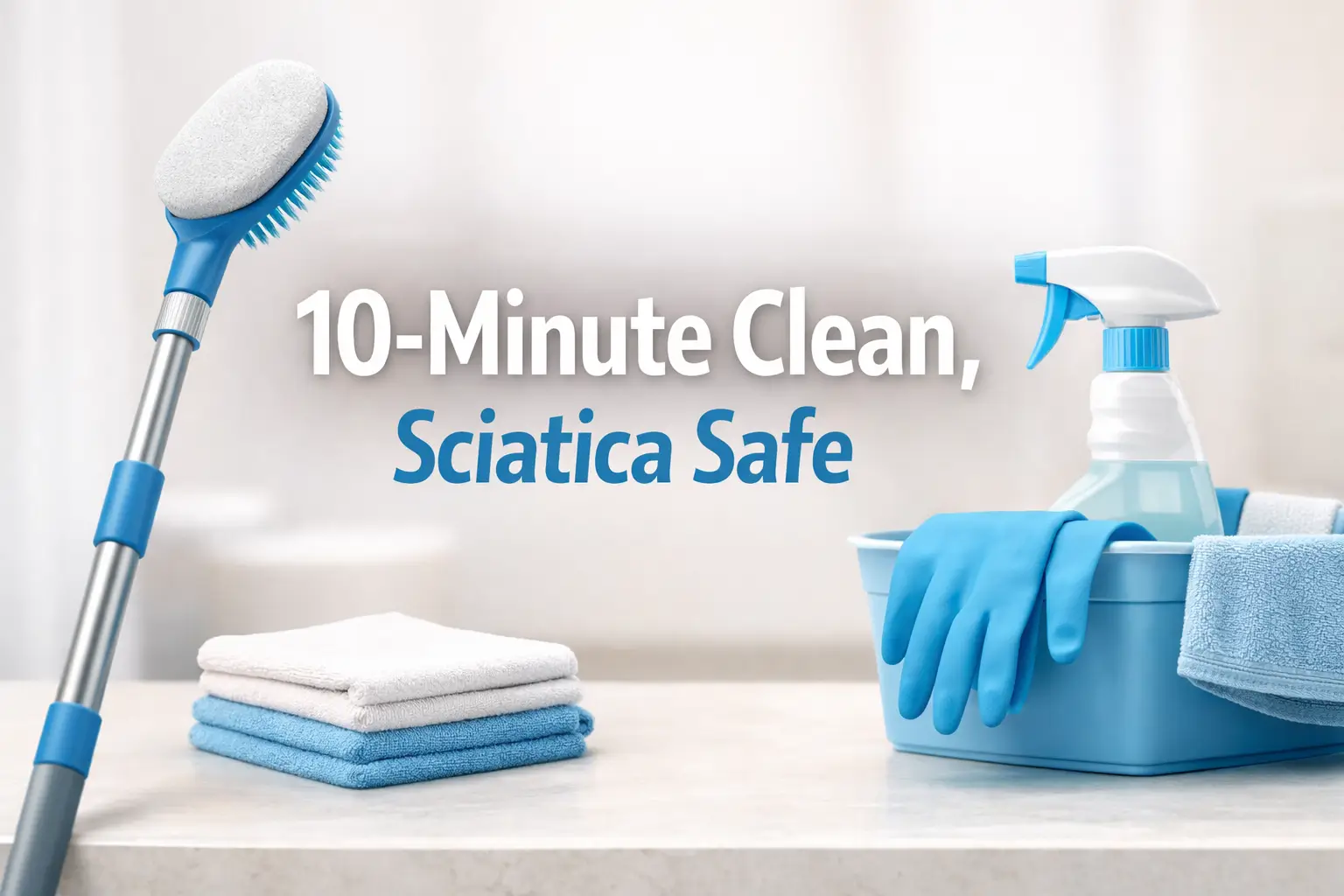 Sciatica-Friendly Bathroom Cleaning: 10-Min Sessions, Kneeling Alternatives, and a No-Bend Setup 2 Sciatica-Friendly Bathroom Cleaning