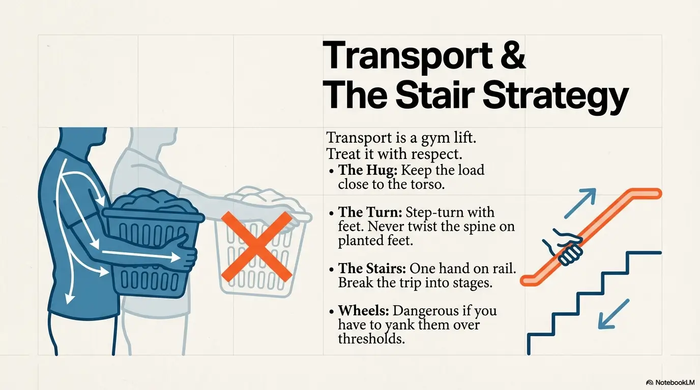 folding laundry with sciatica