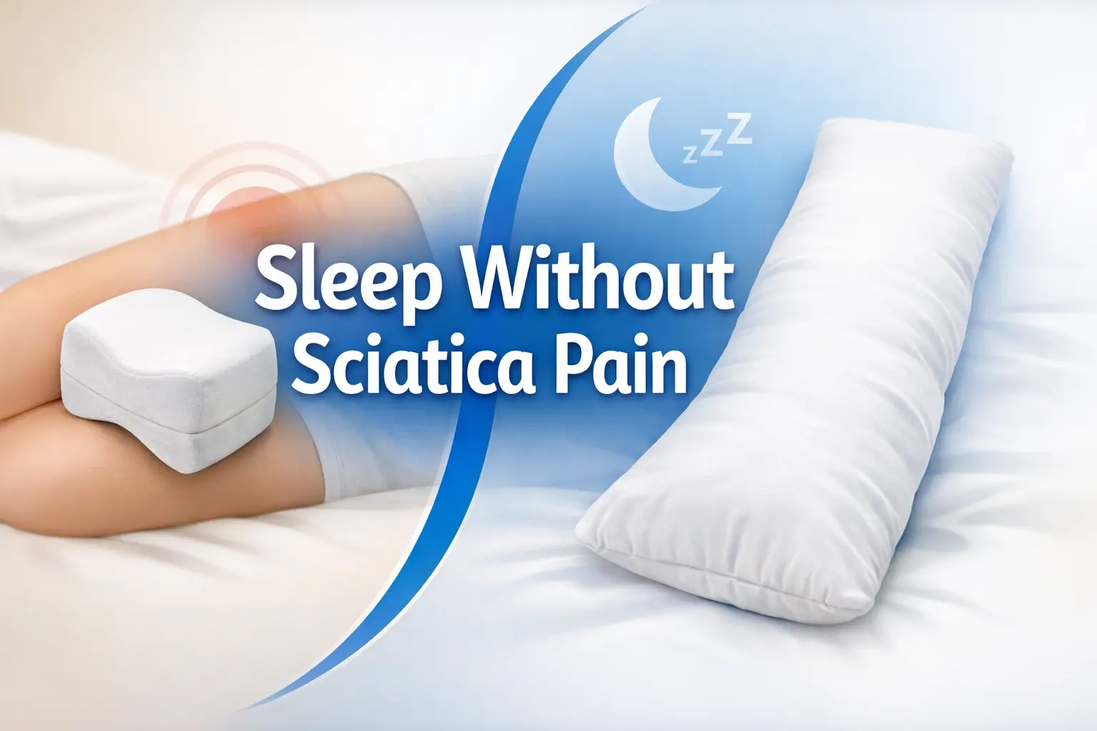 knee pillow vs body pillow for sciatica