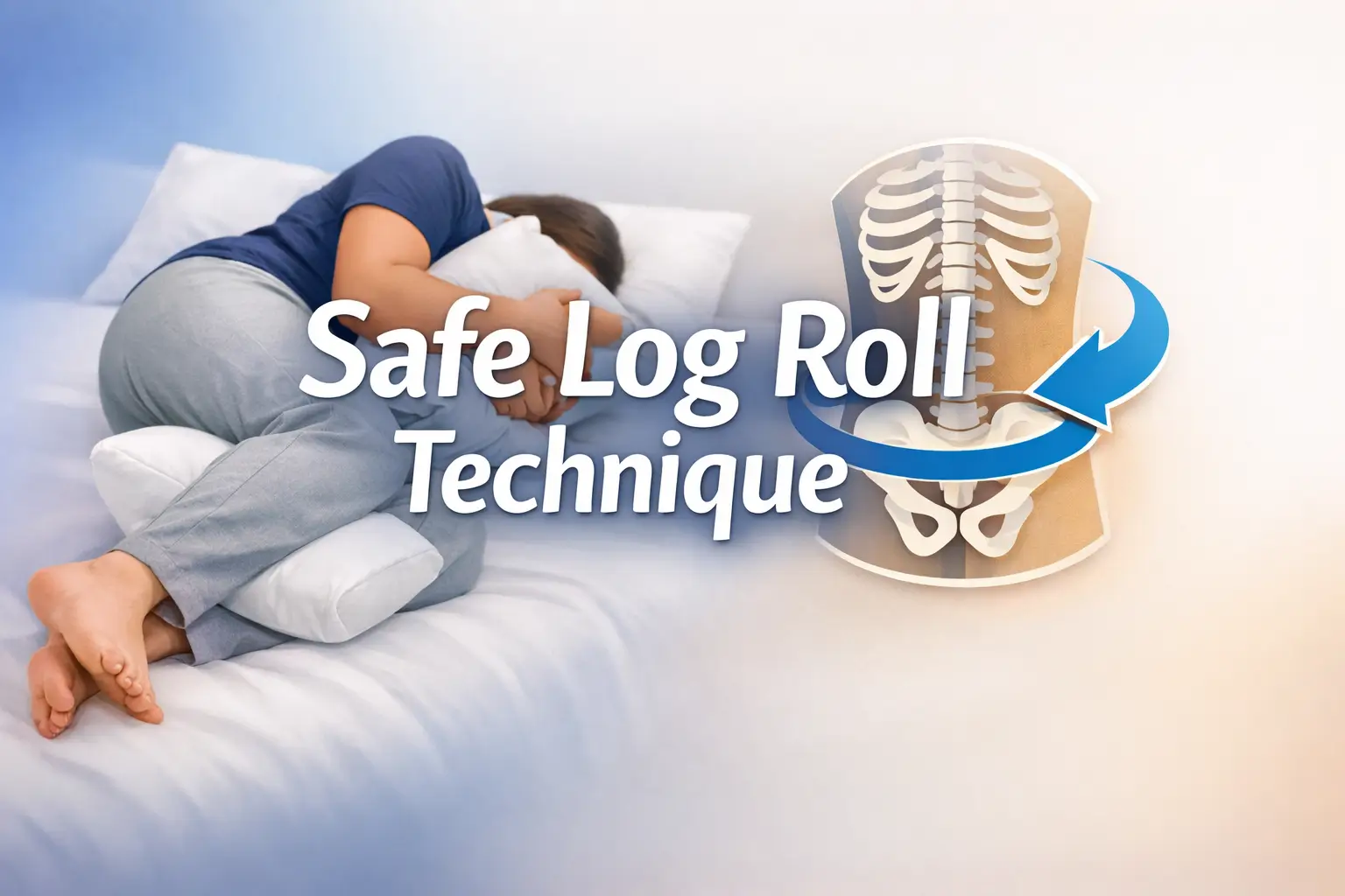 log roll technique for sciatica