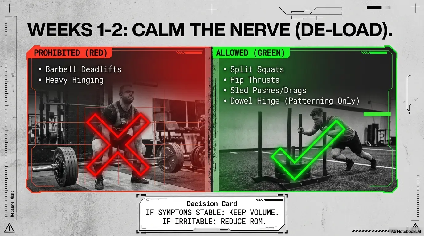 deadlifting with sciatica