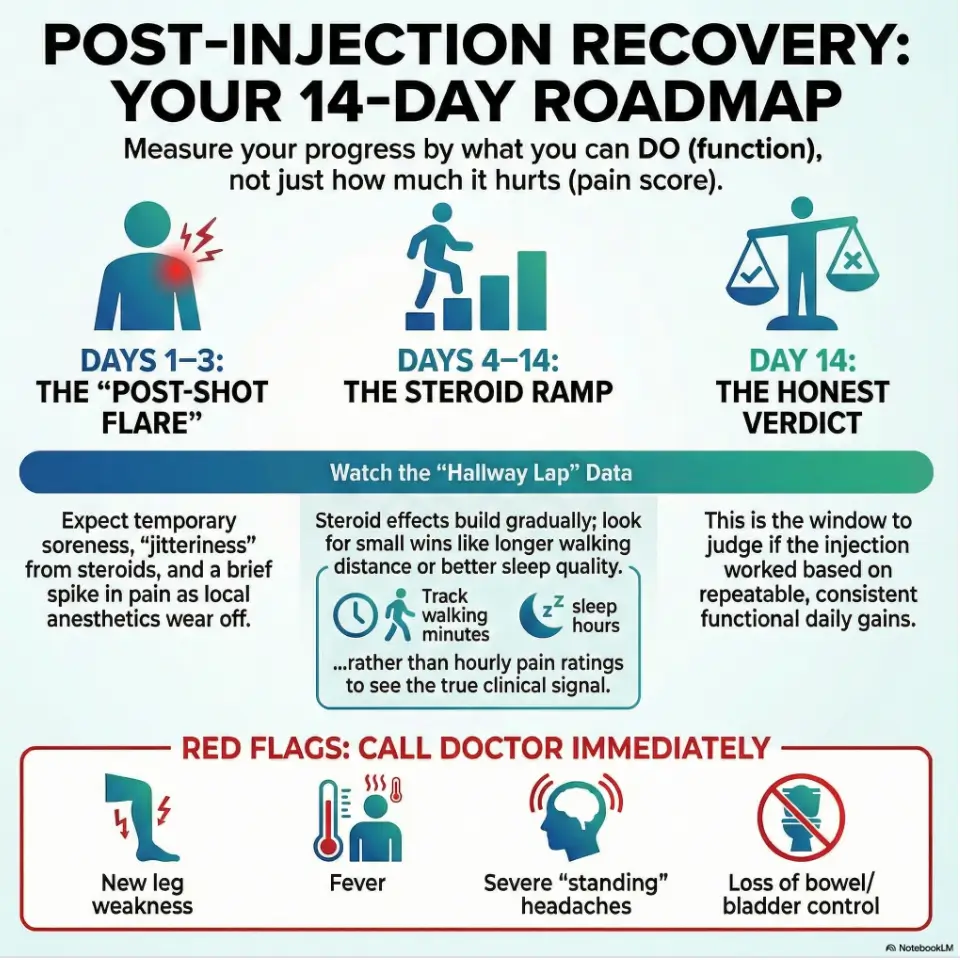epidural steroid injection relief timeline
