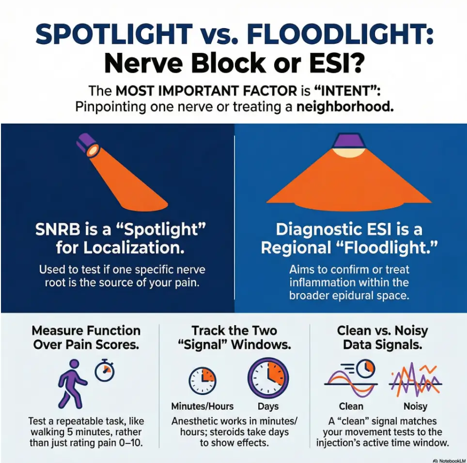 Nerve Root Block vs ESI