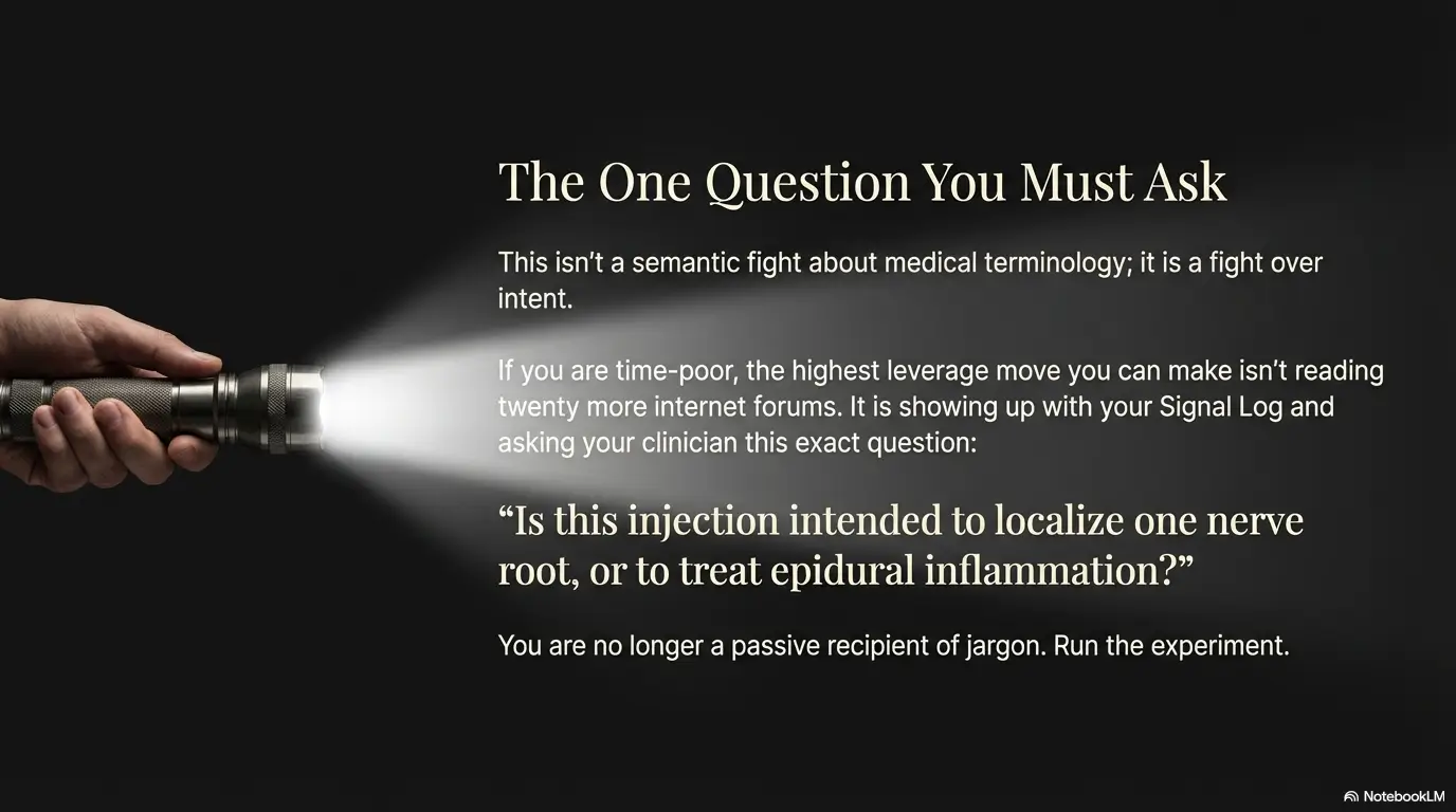 Nerve Root Block vs ESI