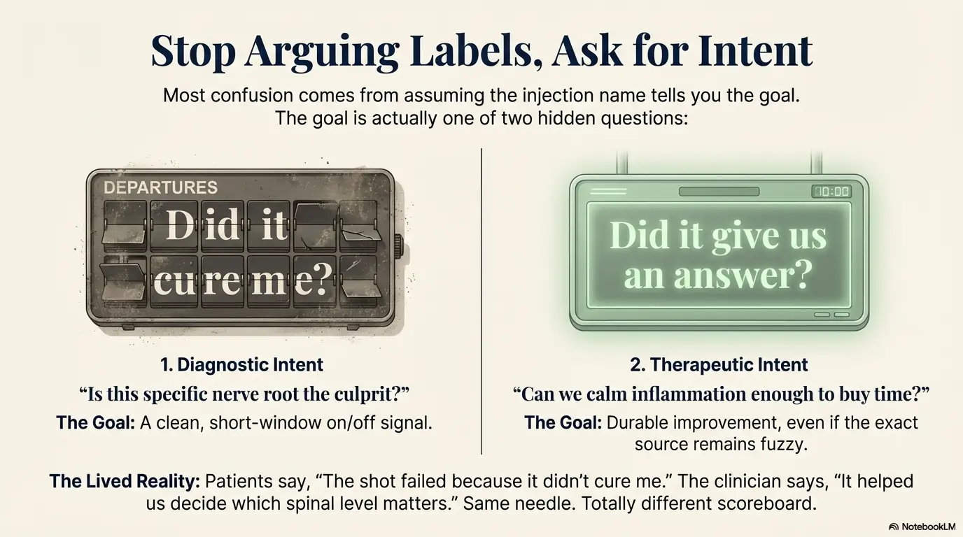 Nerve Root Block vs ESI