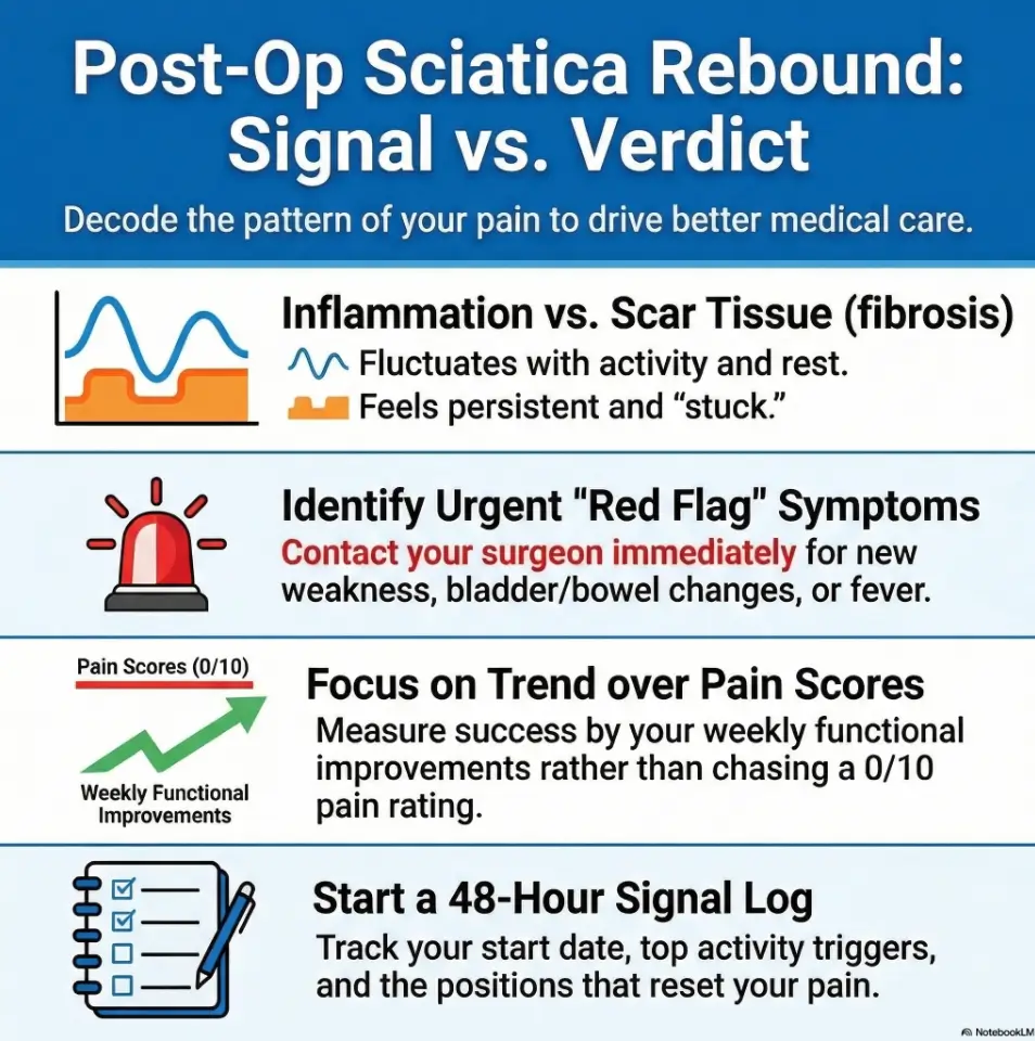 Post-op sciatica rebound