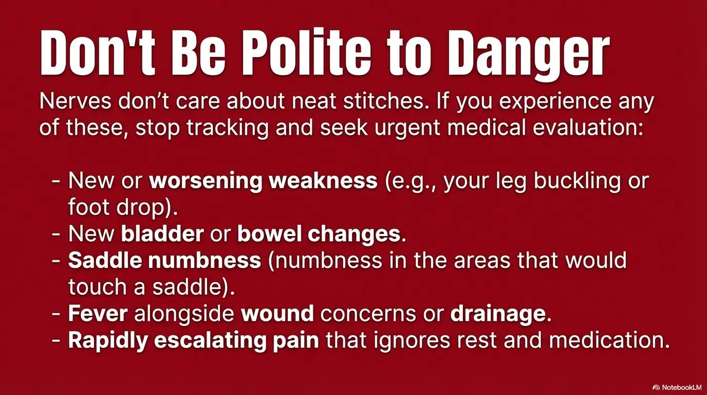 Post-op sciatica rebound