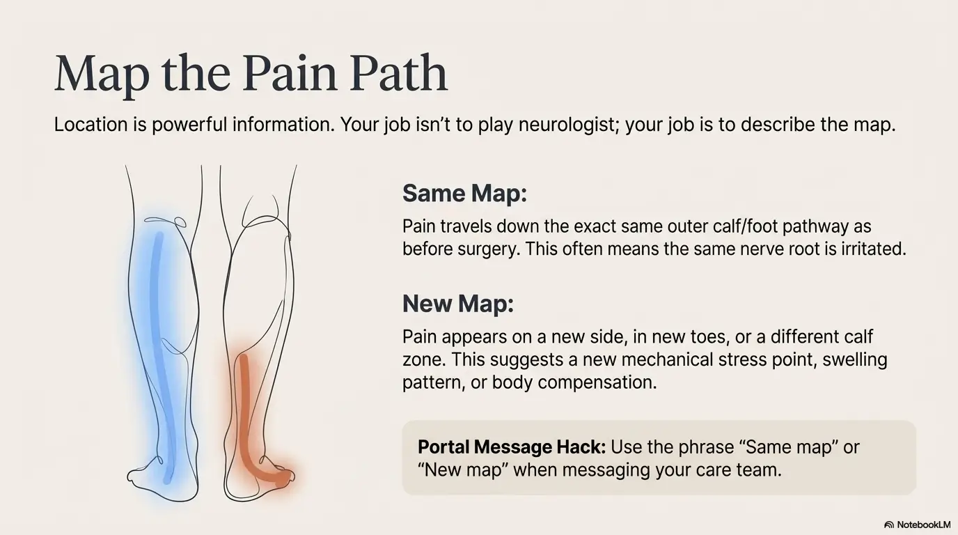 Post-op sciatica rebound