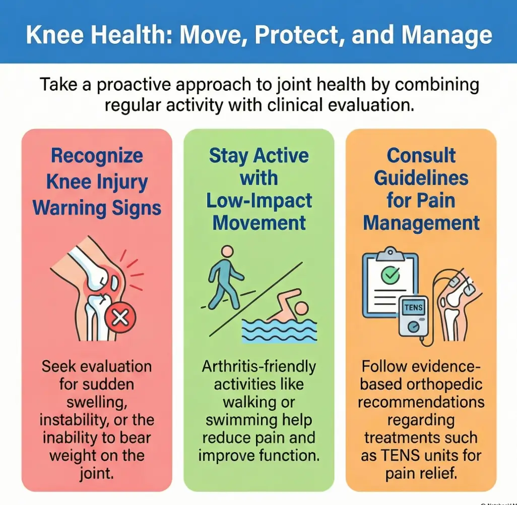 TENS unit for knee pain