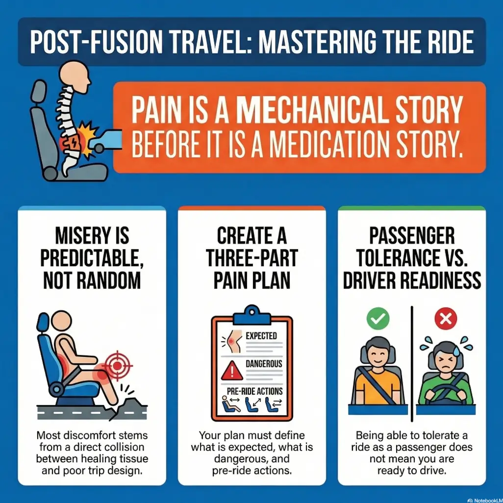 lumbar fusion car ride pain