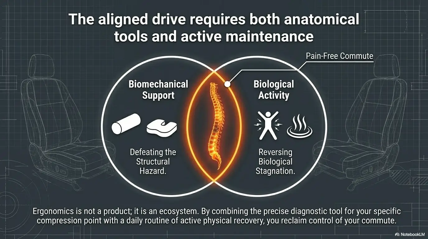 seat cushion vs lumbar roll for sciatica