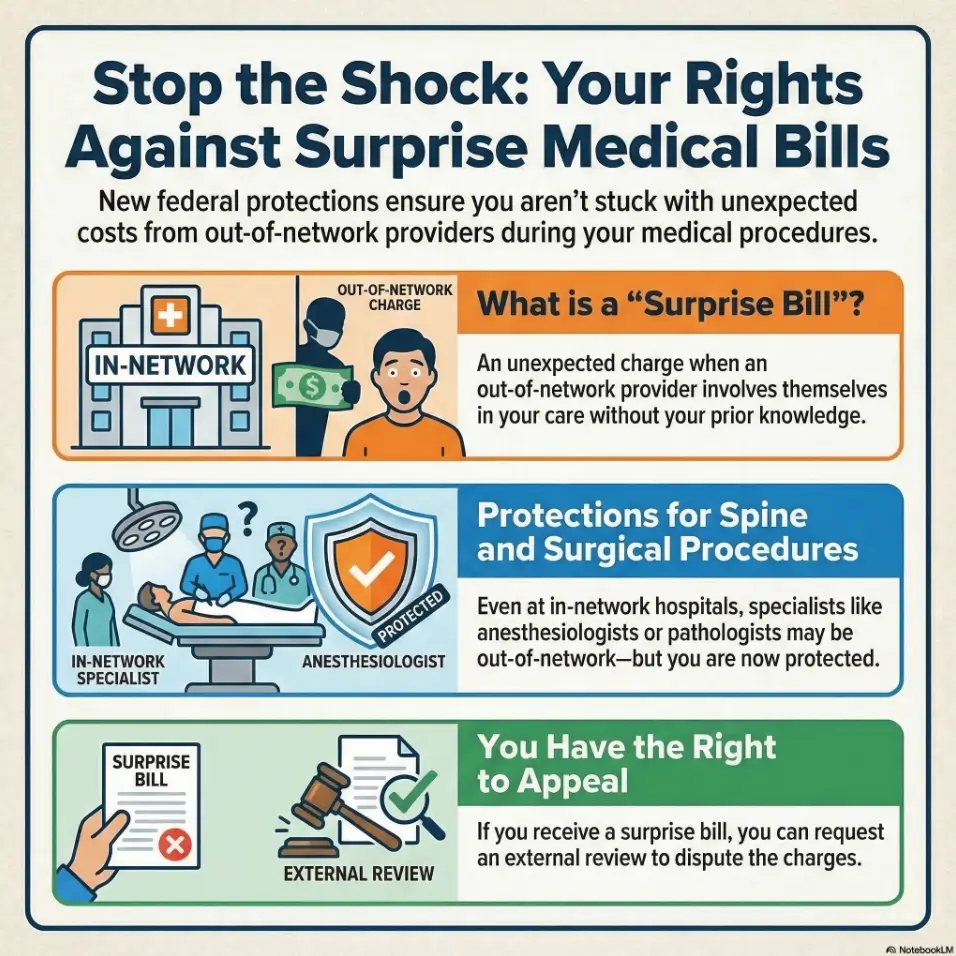 surprise bills spine procedures