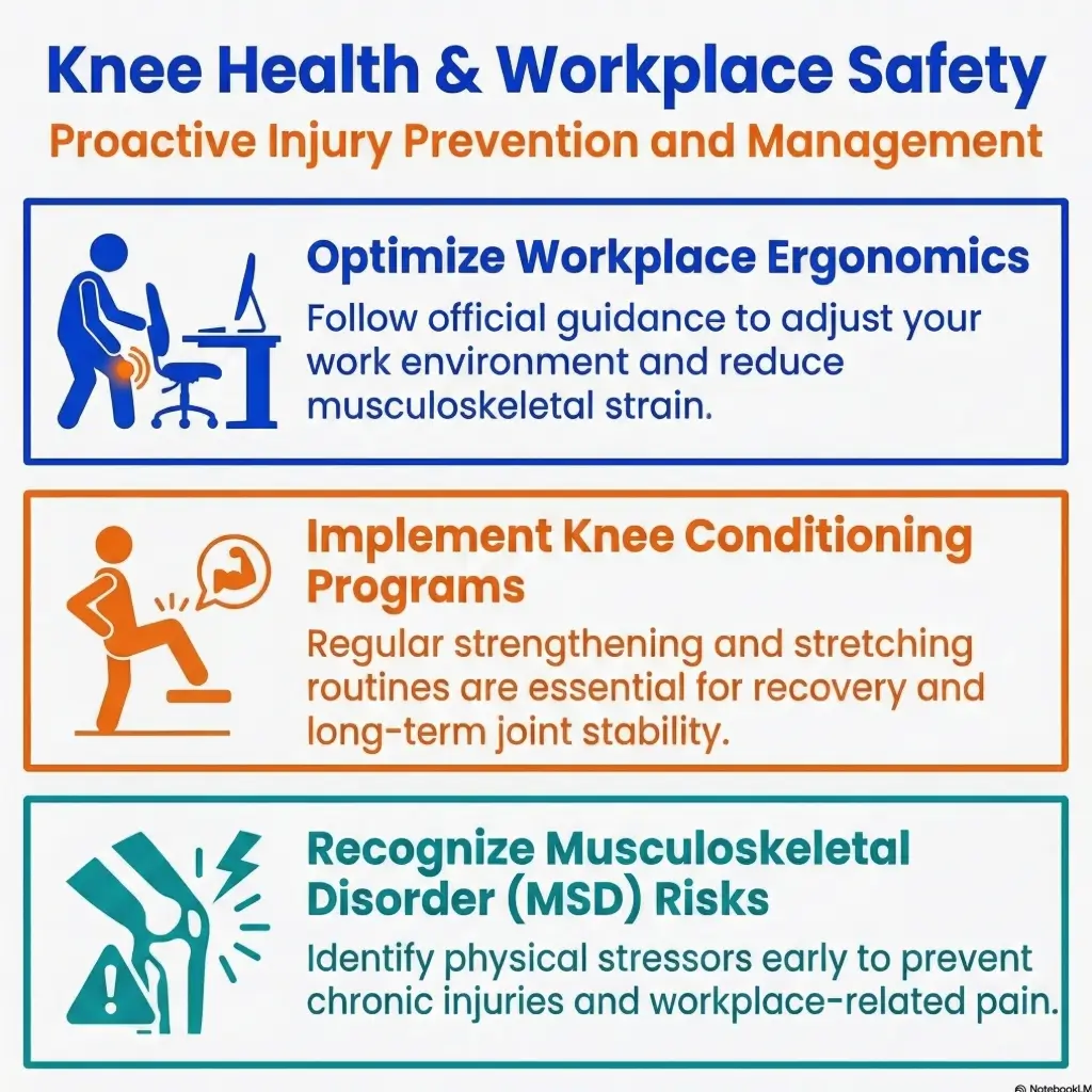 warehouse worker knee pain