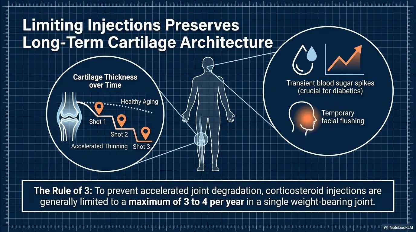 Pain management before cortisone injection