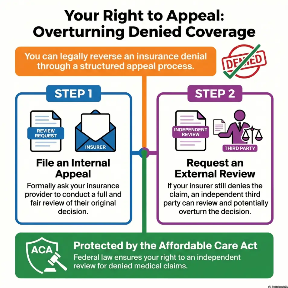 denied second opinion for orthopedic pain