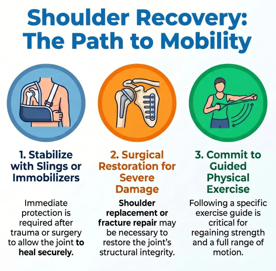 shoulder immobilizer vs sling