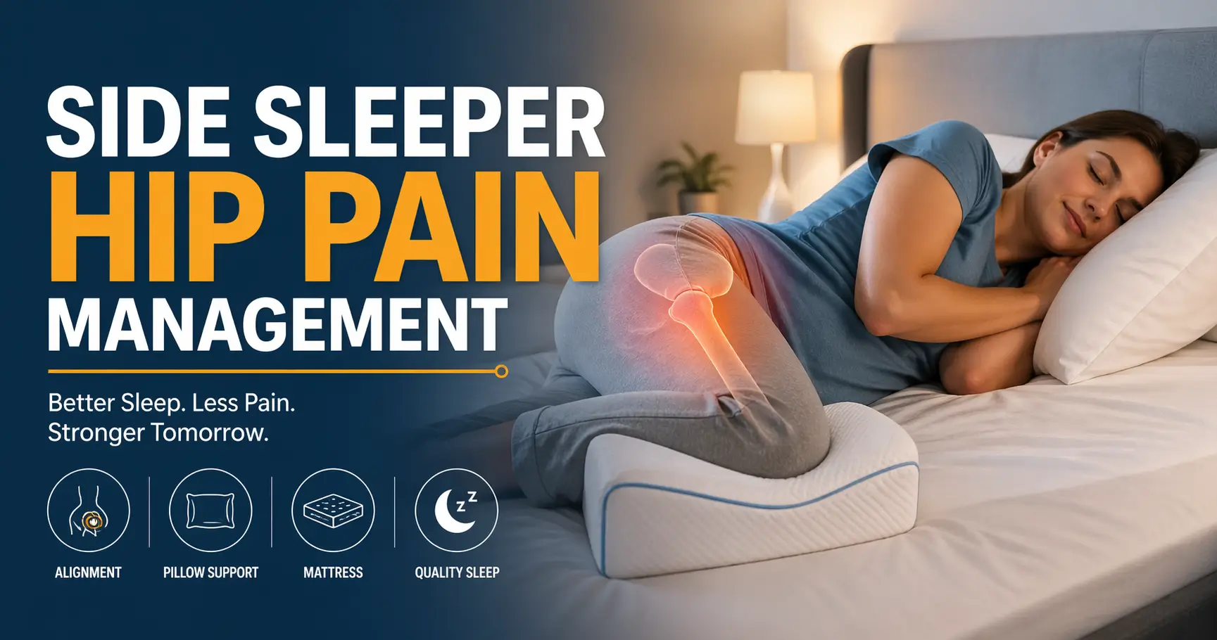 side sleeper hip pain relief