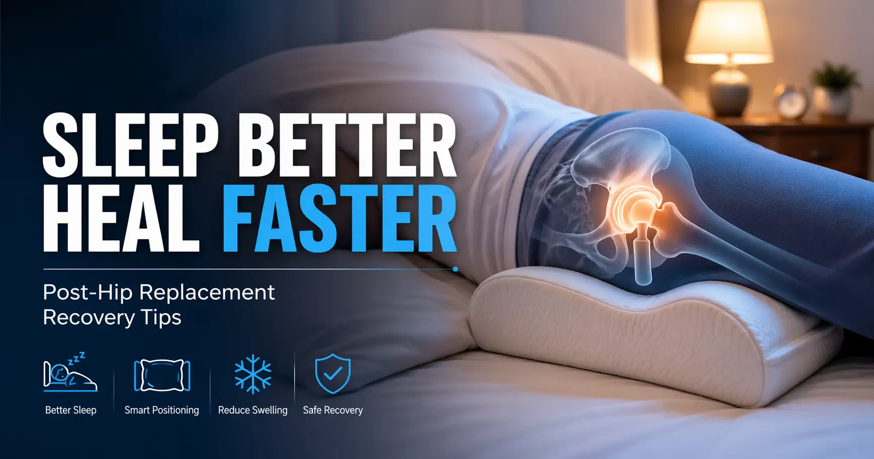 sleeping discomfort after hip replacement