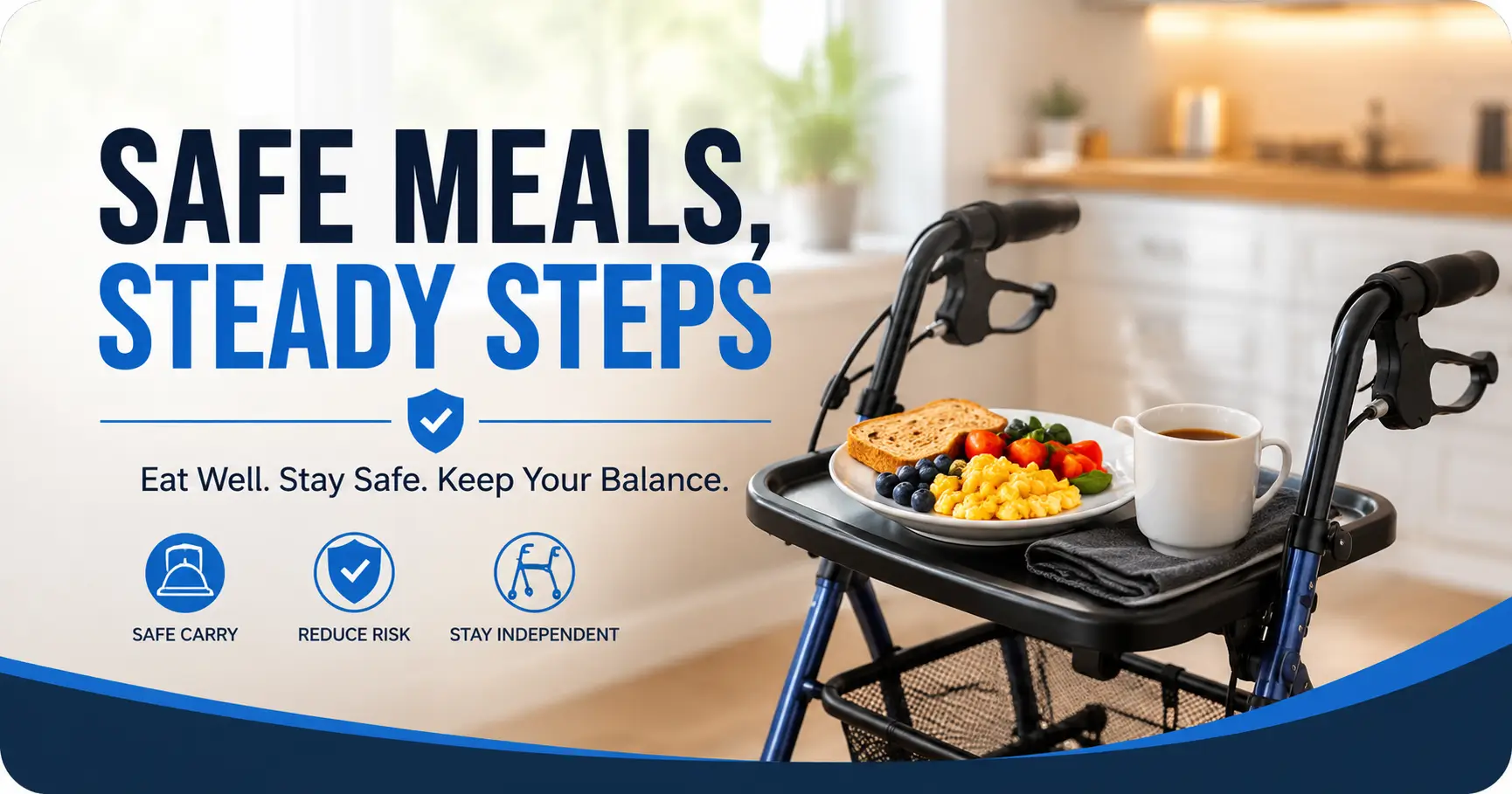 Carry a Plate With a Walker