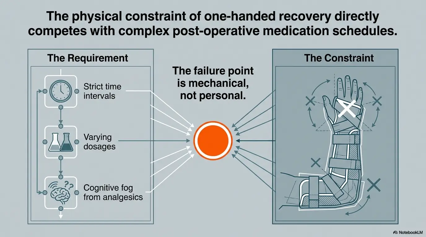 how to open pill bottles after hand surgery