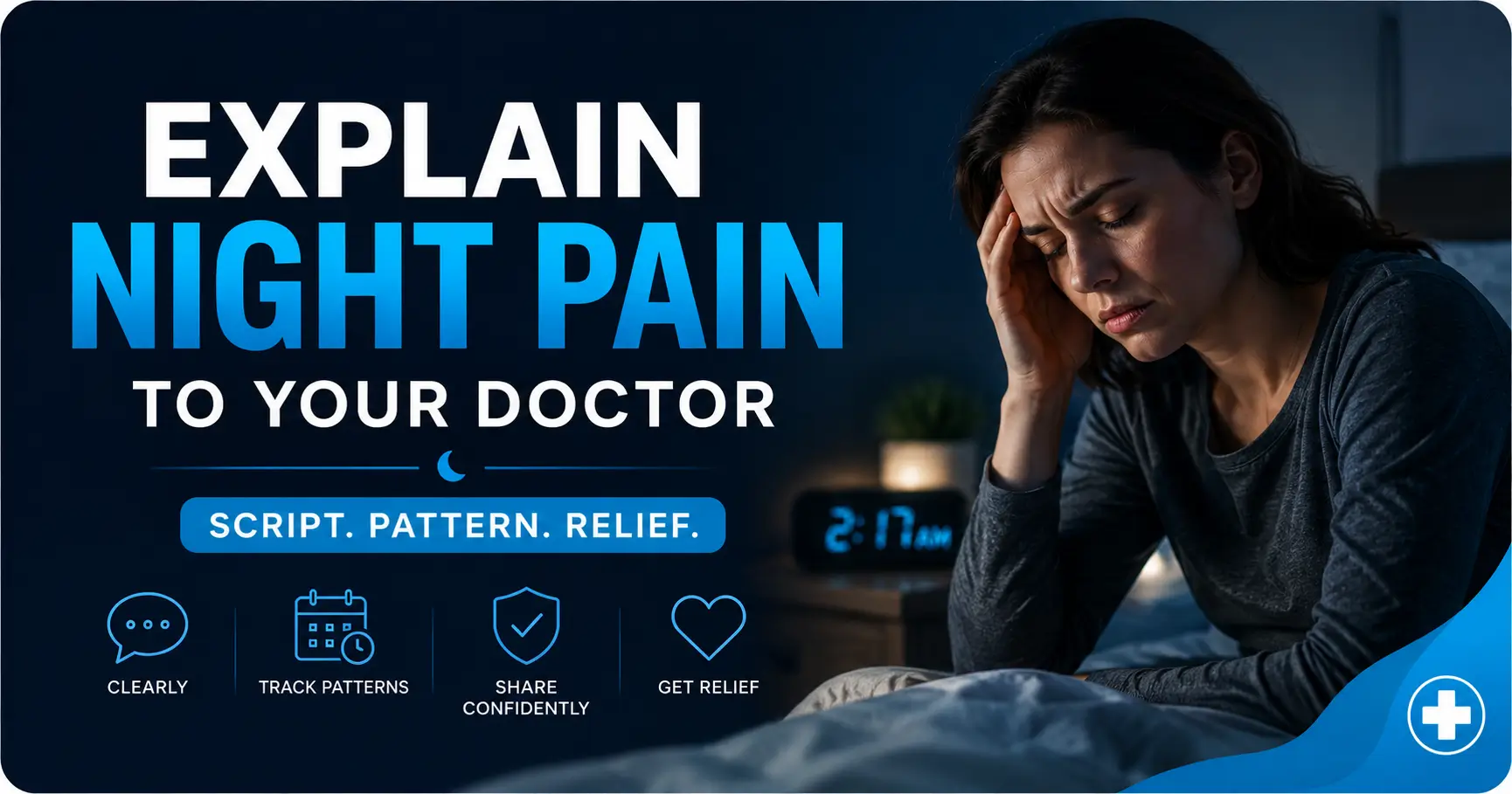explain night pain to a doctor