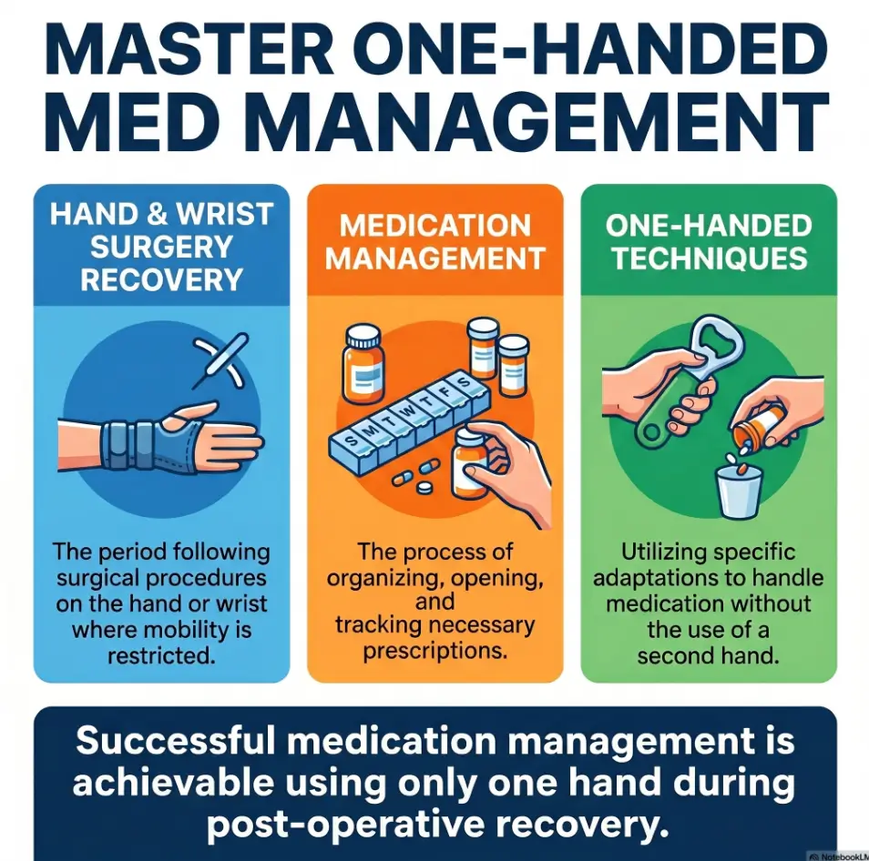 how to open pill bottles after hand surgery