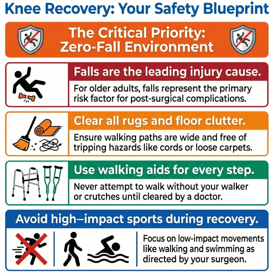 knee replacement apartment setup