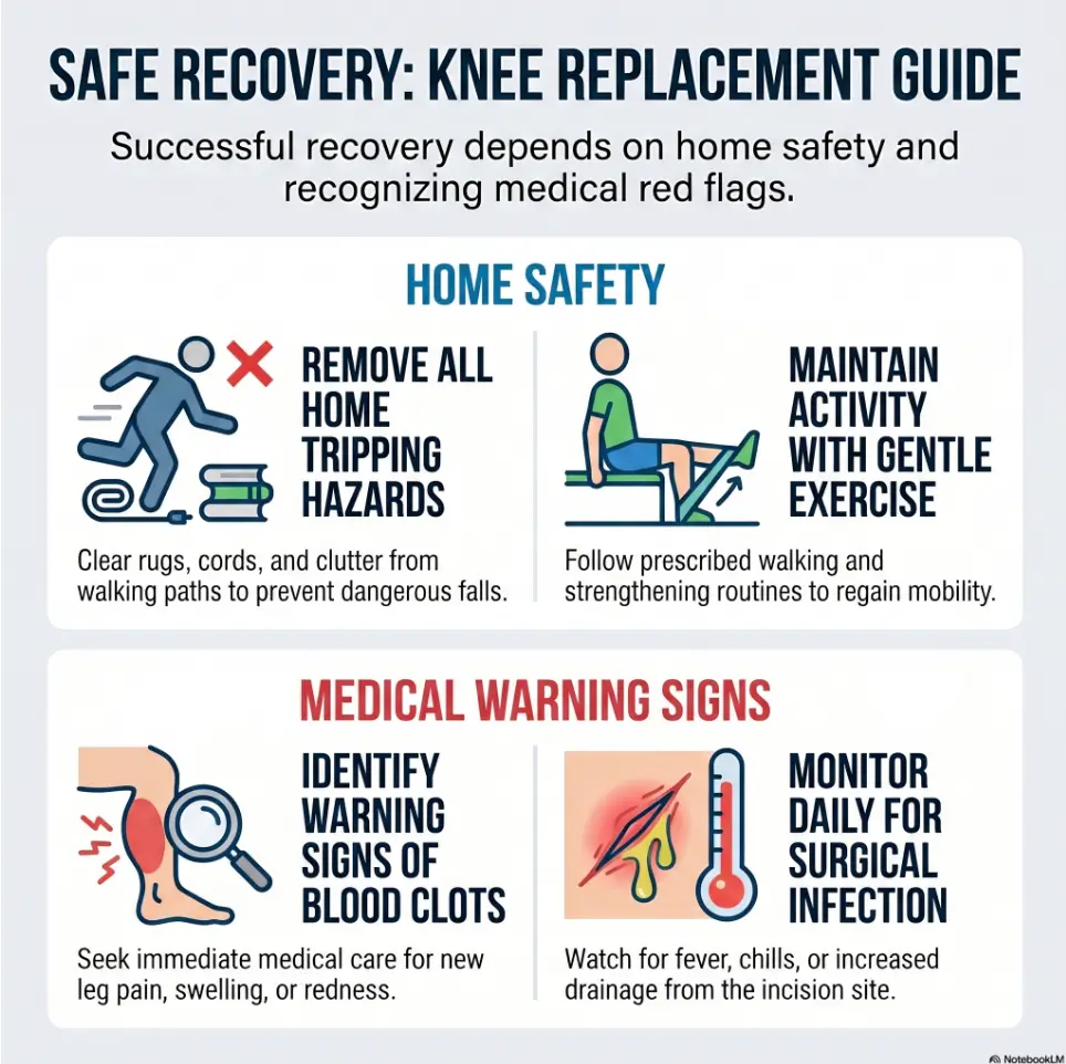 knee replacement nightstand setup