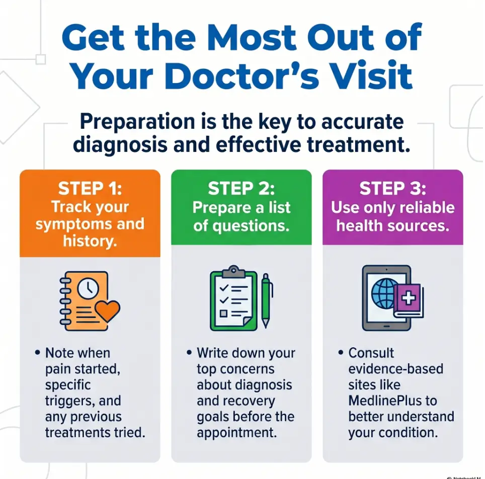 orthopedic appointment checklist