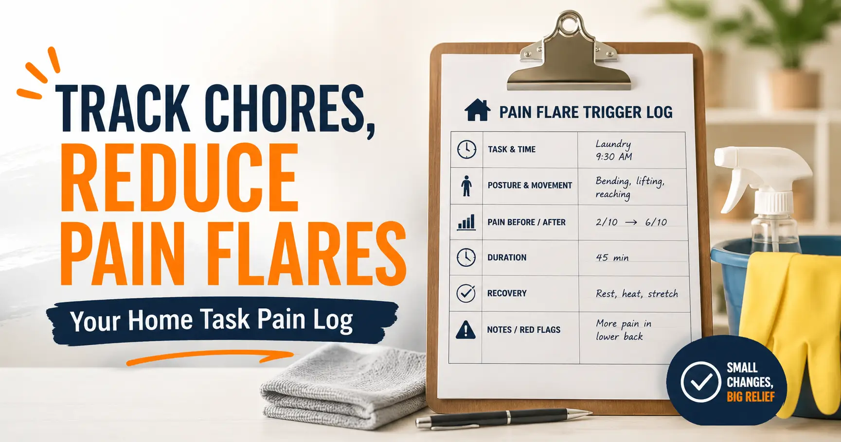 pain flare trigger log