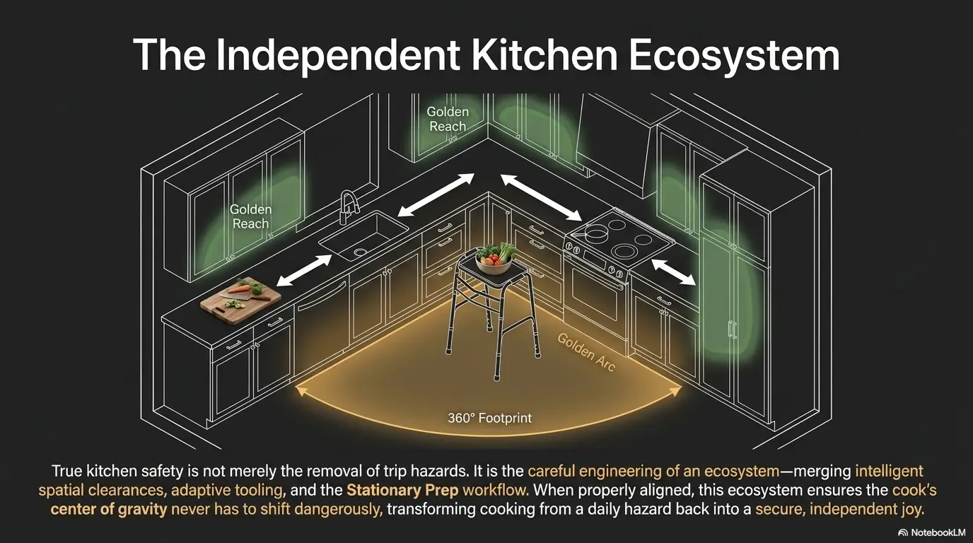 How to Make a Kitchen Walker-Friendly Without Turning It Into a Hospital Room 4 walker-friendly kitchen
