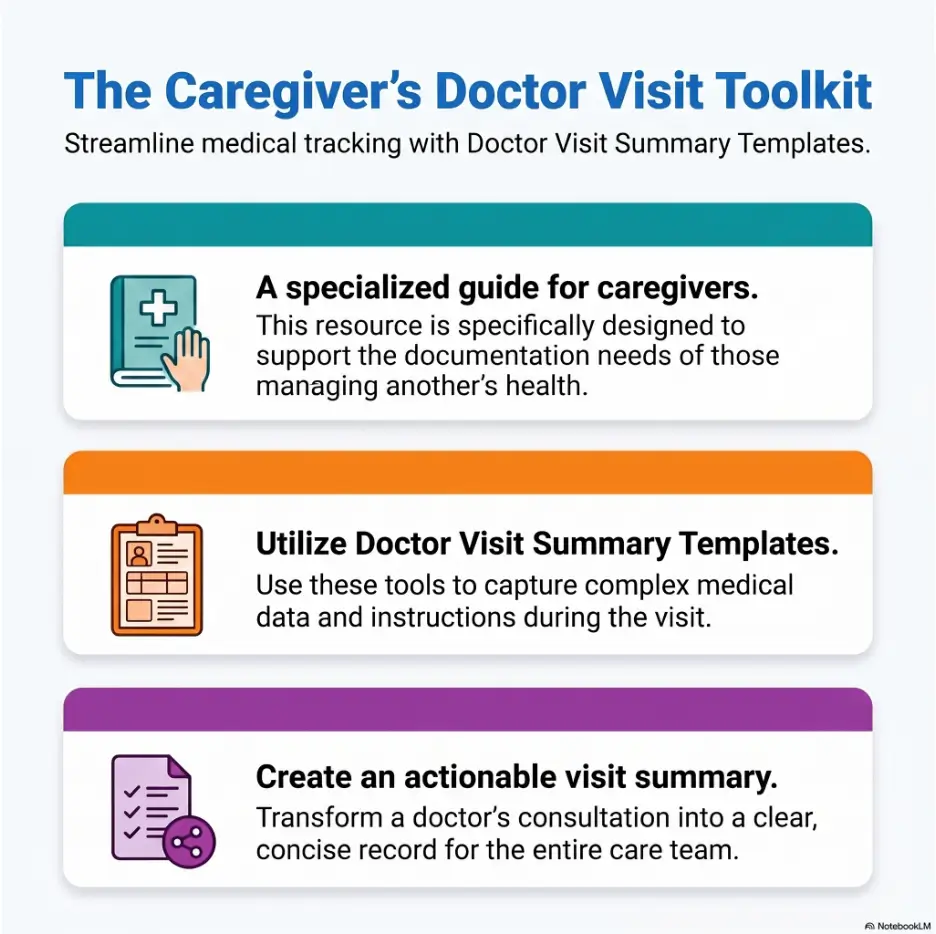 doctor visit summary template for caregivers