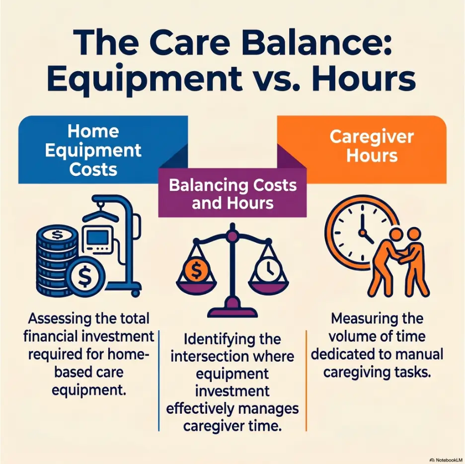 When Home Equipment Is CheaperThan Extra Caregiver Hours 3 home equipment vs caregiver hours