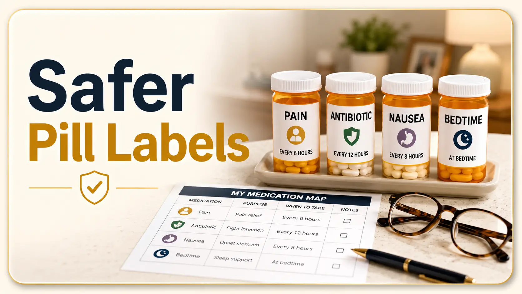 pill bottle labels after surgery
