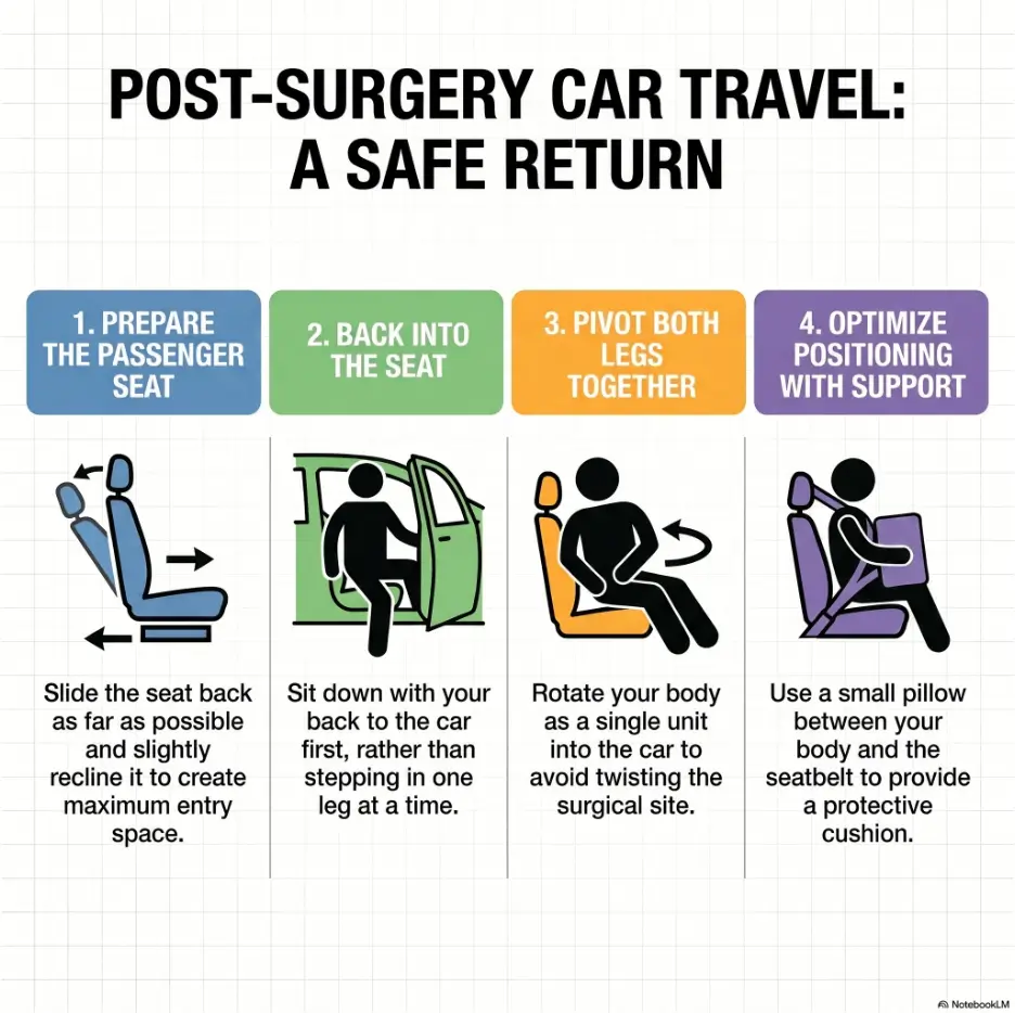 Post-Surgery Car Seat Setup for Safer Short Trips 3 post-surgery car seat setup