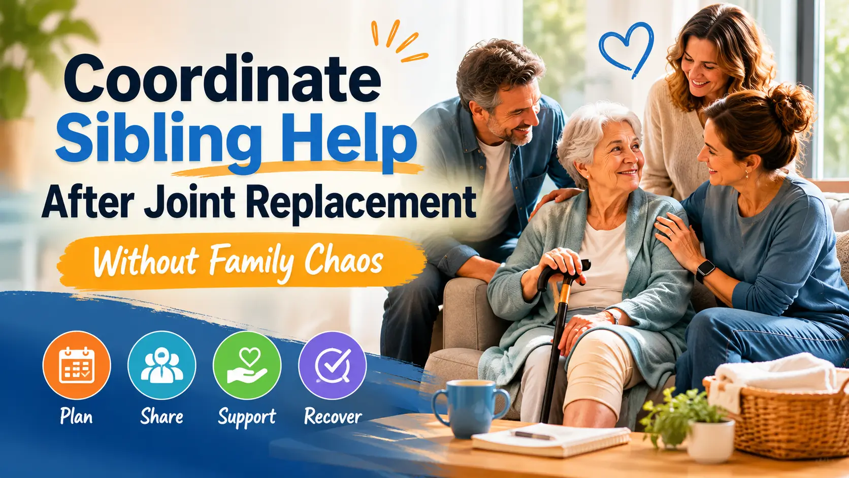 sibling help after joint replacement