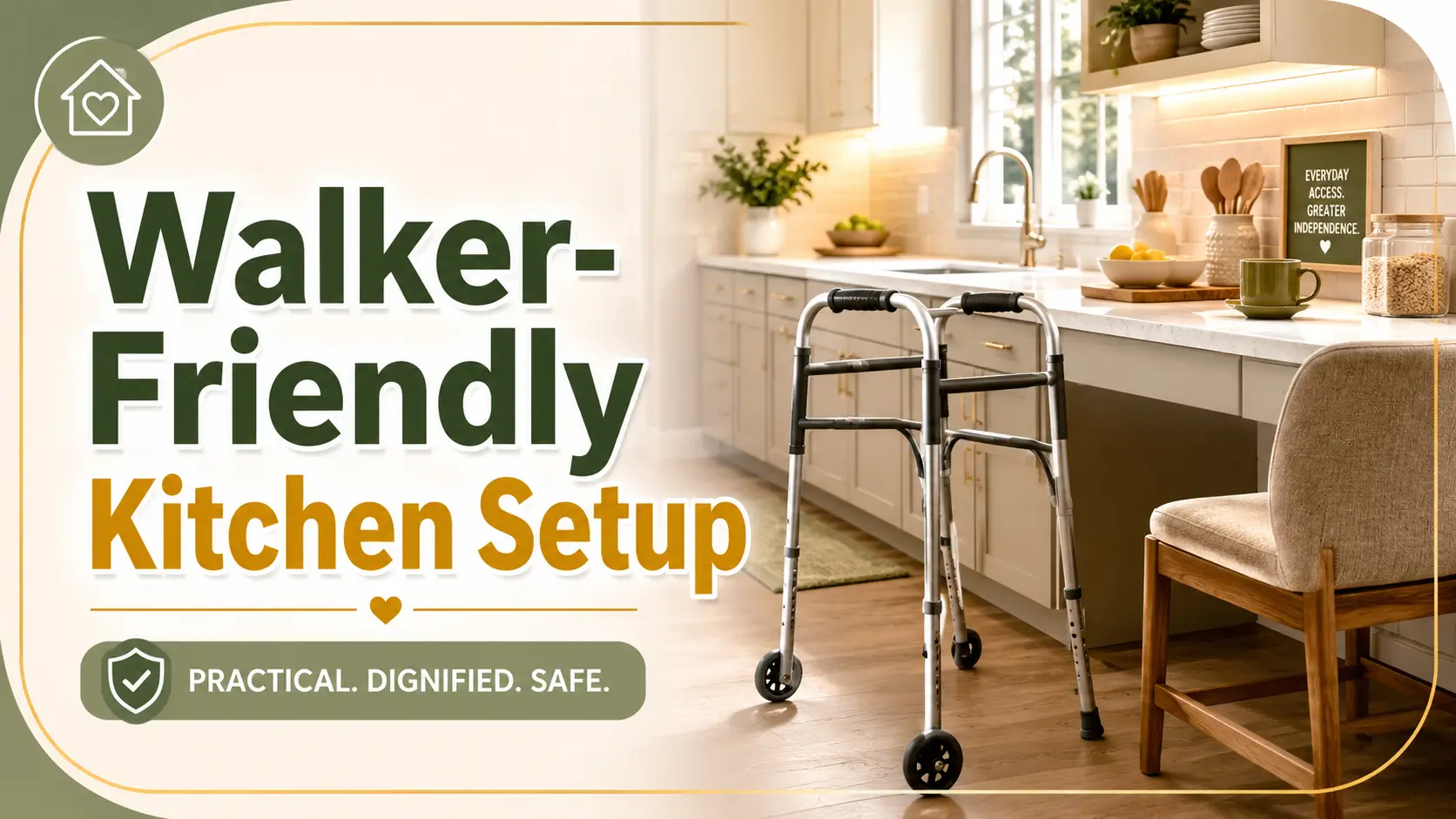 walker-friendly kitchen